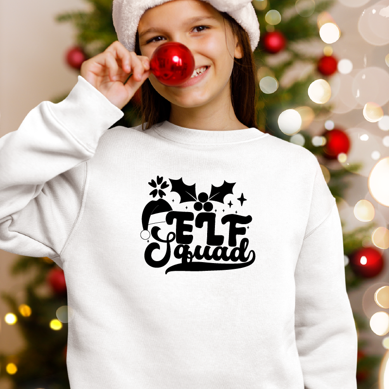 Elf Squad Family Christmas Jumpers