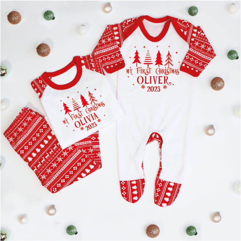 First Christmas as Mummy and Daddy PJs