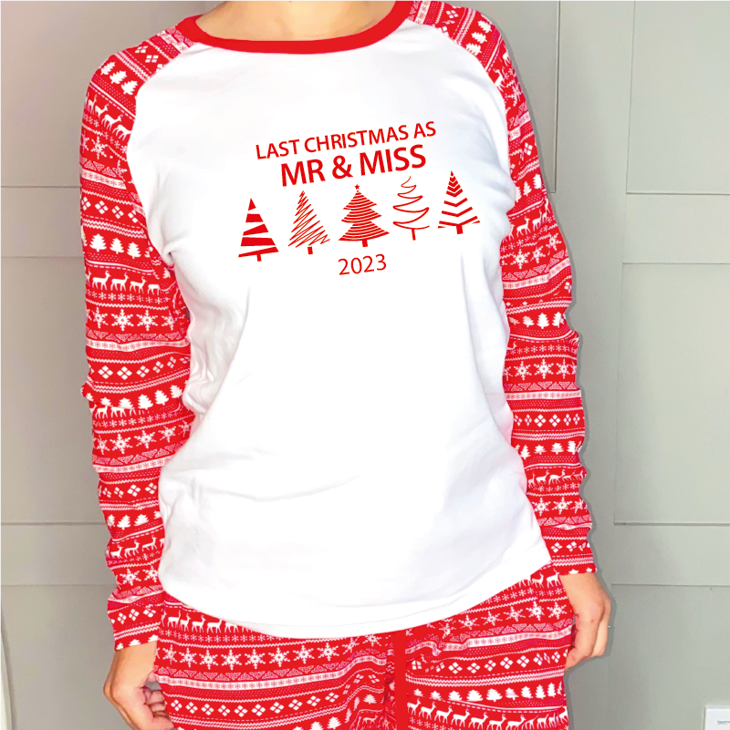 Last Christmas as Mr and Miss Pyjamas