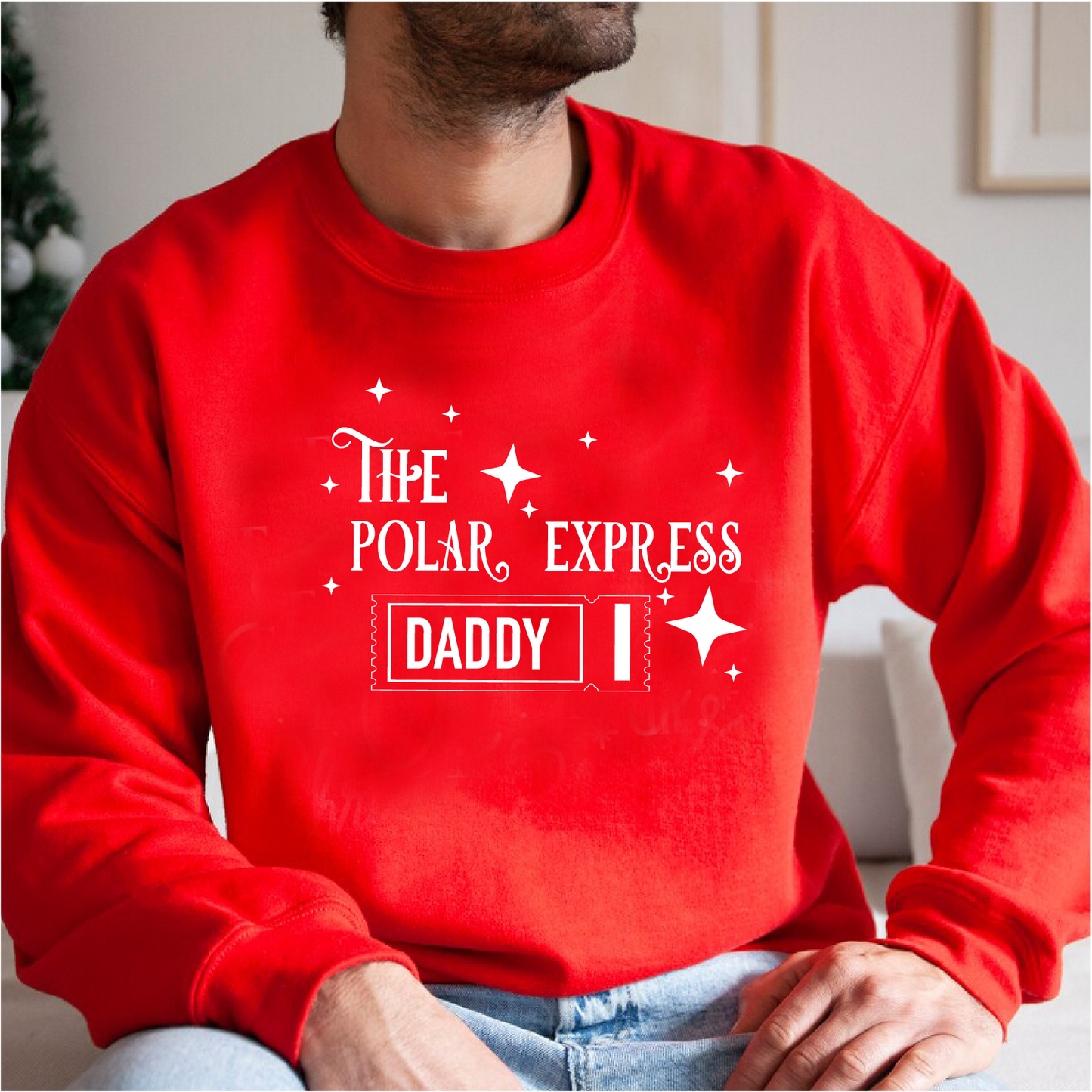 Polar Express Matching Family Christmas Sweatshirts