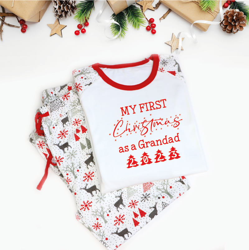 My First Christmas as Grandad Christmas Pyjamas