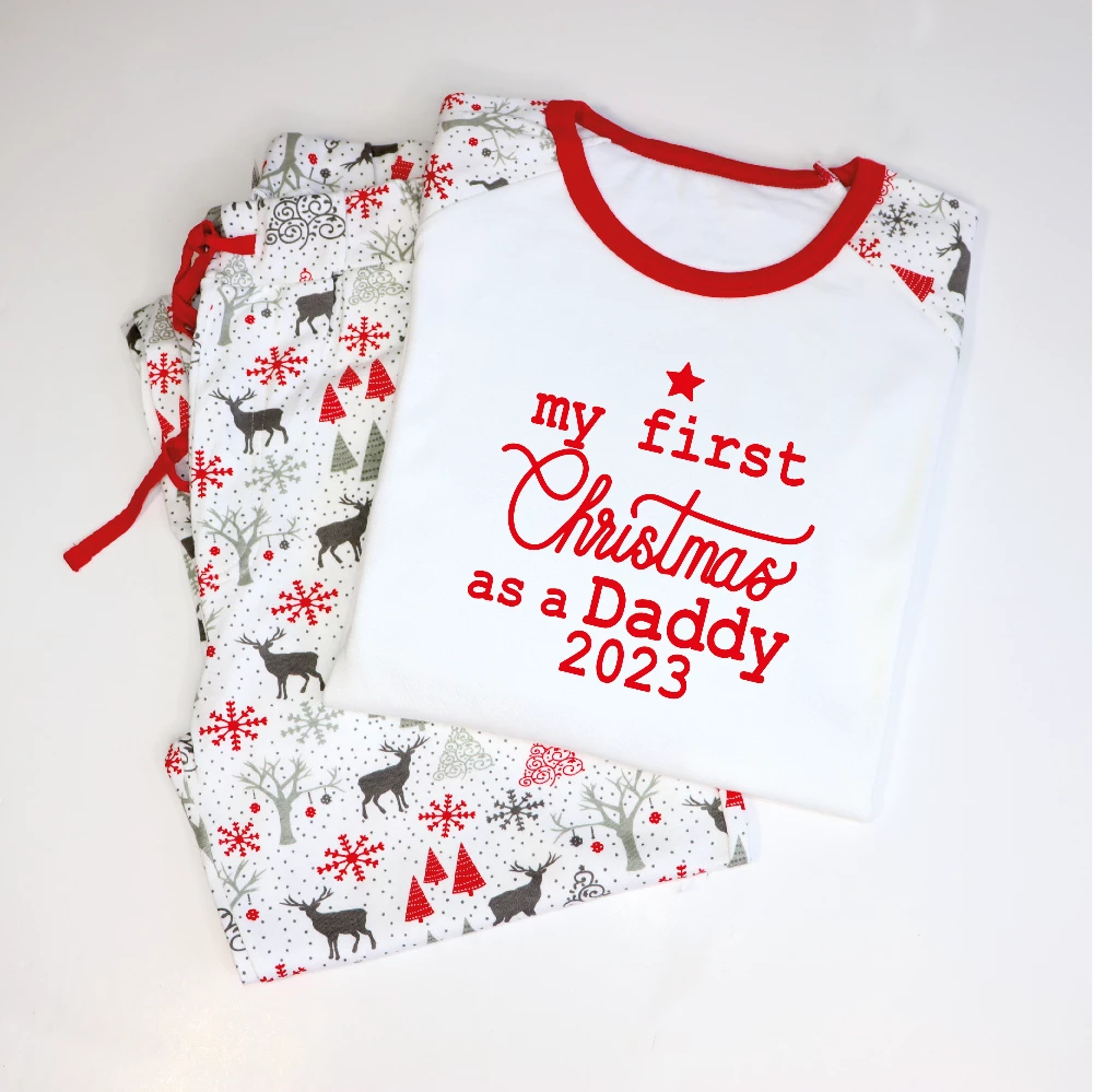 My First Family as a Daddy My First Christmas as a Mummy My First Christmas Matching Pyjamas
