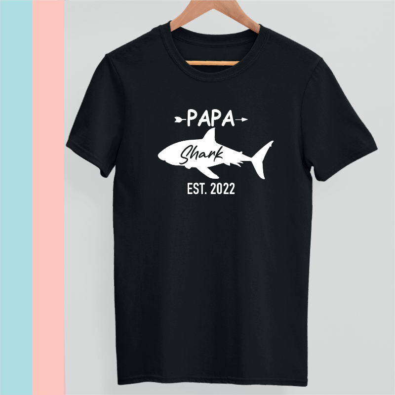 Baby Shark Mini Shark Daddy Shark and Mama Shark Family Matching T-shirts