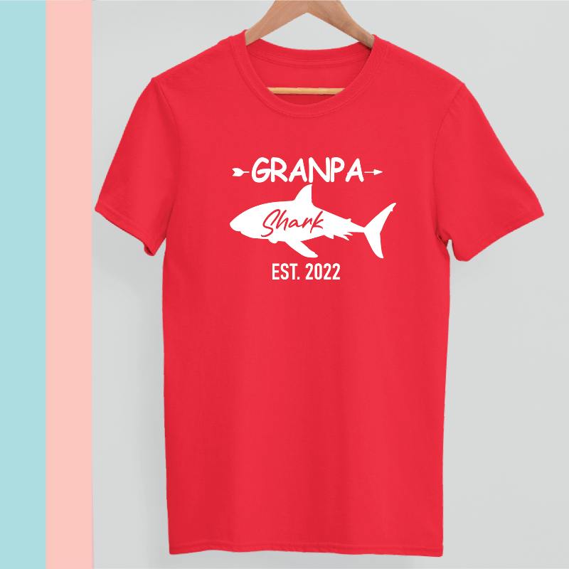 Baby Shark Mini Shark Daddy Shark and Mama Shark Family Matching T-shirts