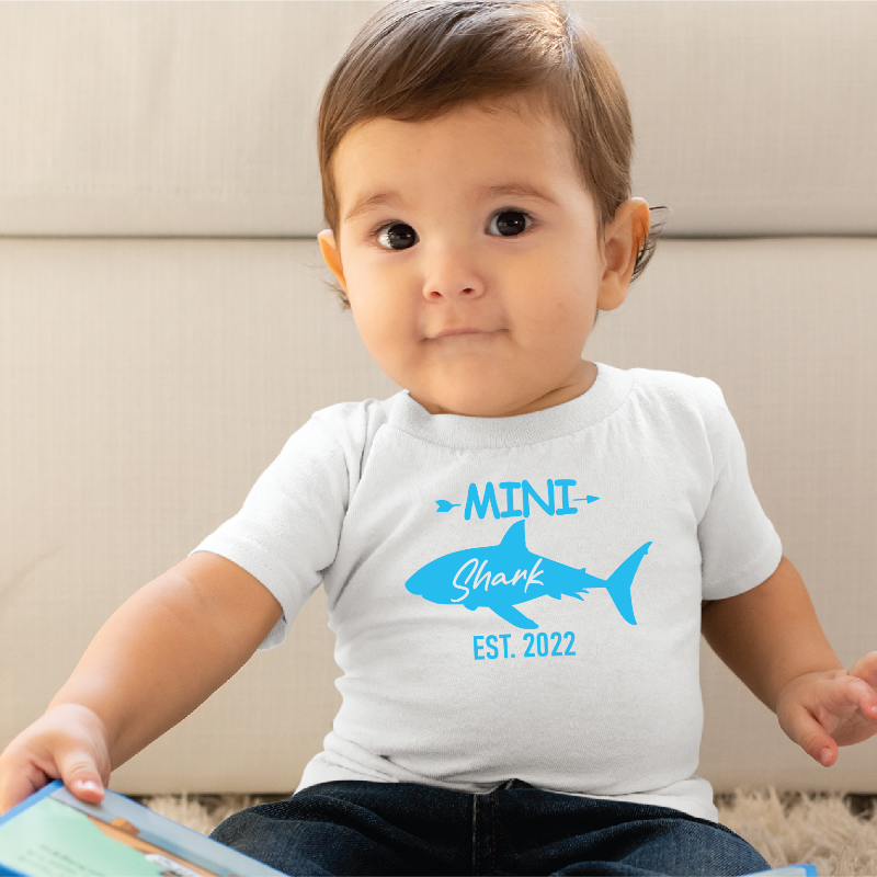 Baby Shark Mini Shark Daddy Shark and Mama Shark Family Matching T-shirts