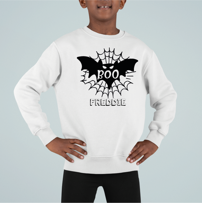 Personalised Boo Sweatshirt For Kids