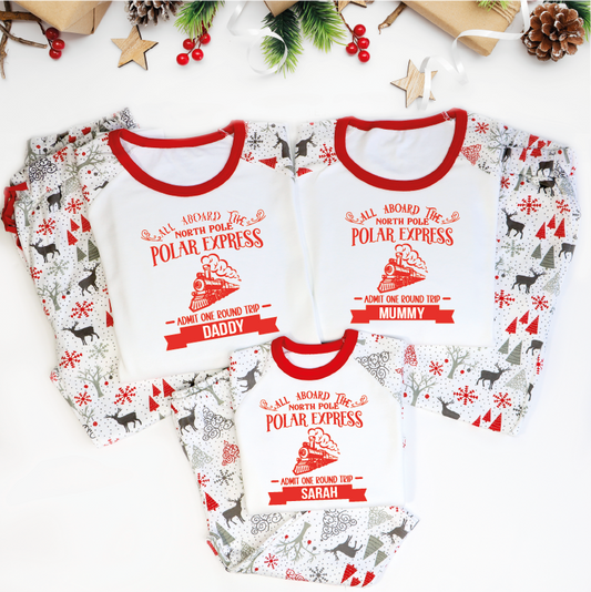 Polar Express Family Christmas Pyjamas