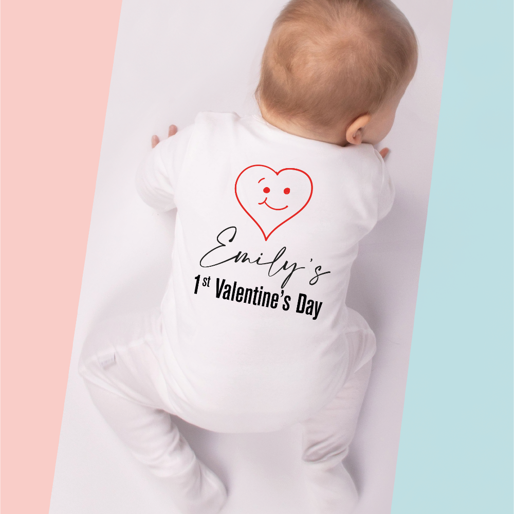 1st valentine's day hot sale onesie