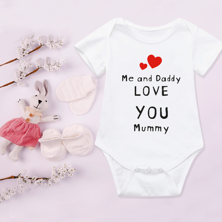 I love mummy and daddy best sale baby clothes