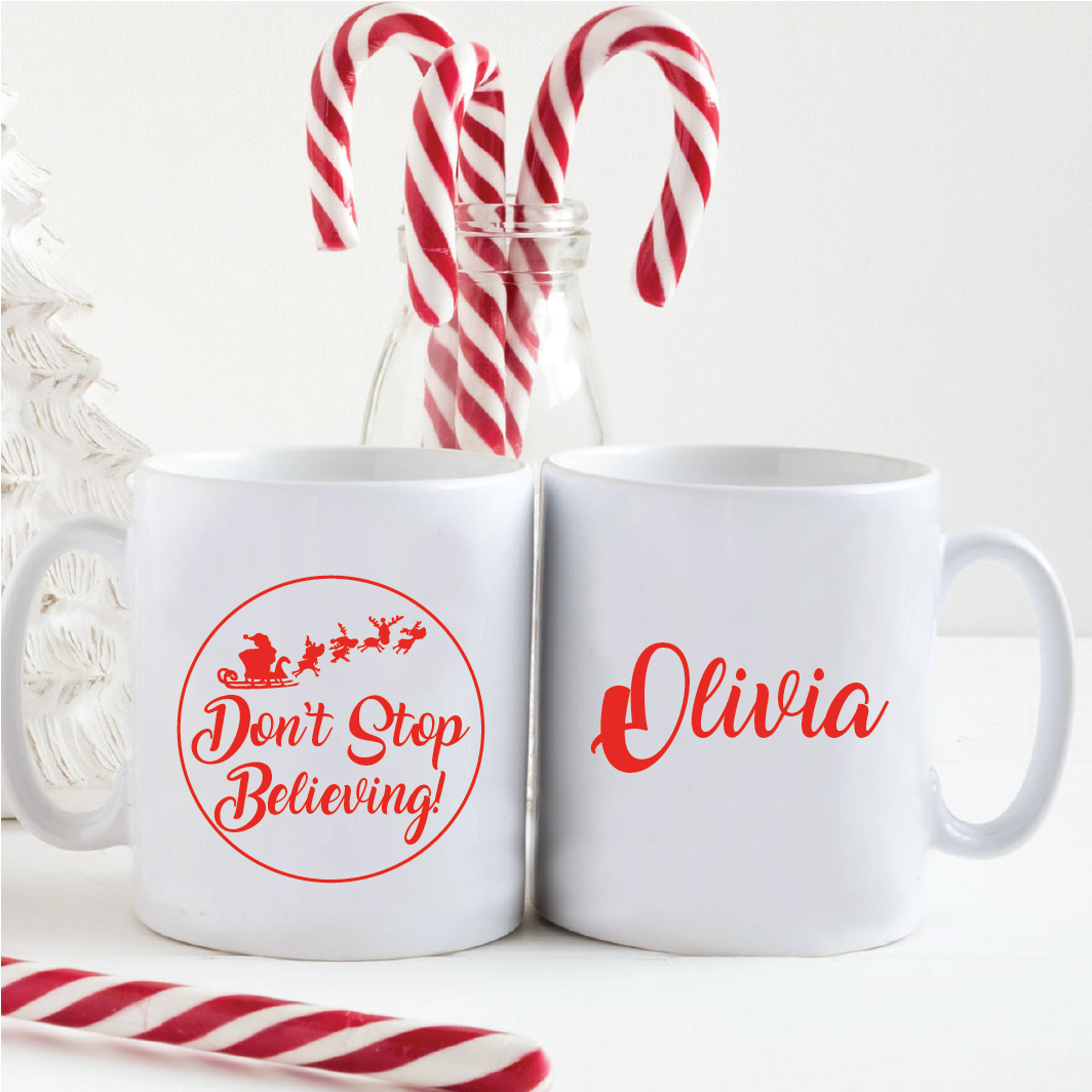 Don't Stop Believing Personalised Mug