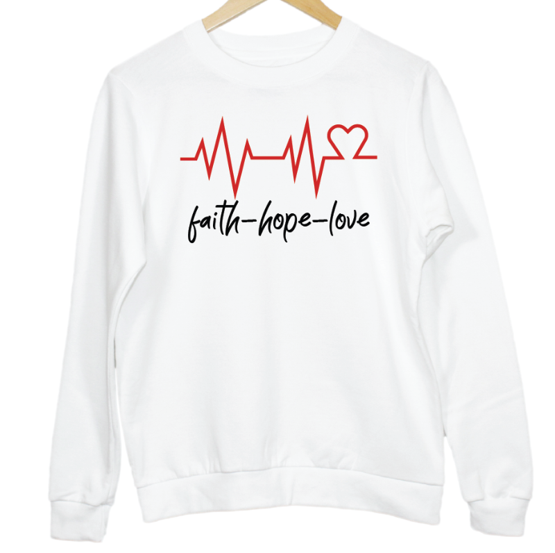 Faith hope sale love sweatshirt