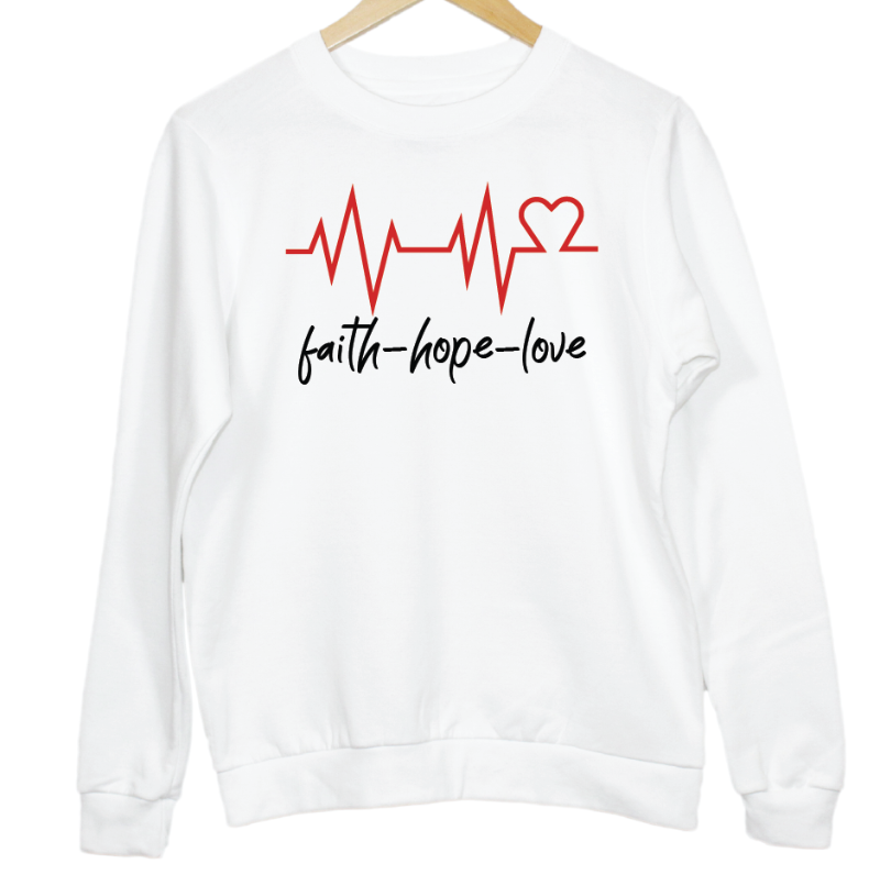 Faith hope love sales hoodie