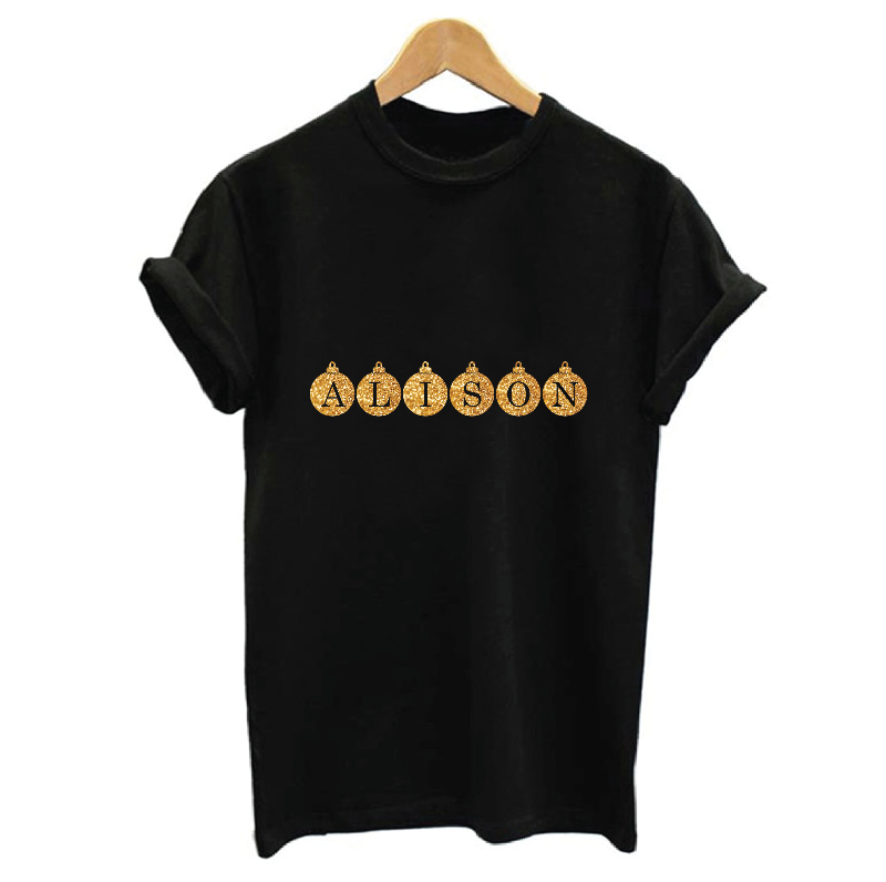Personalised Bauble Name T-shirt