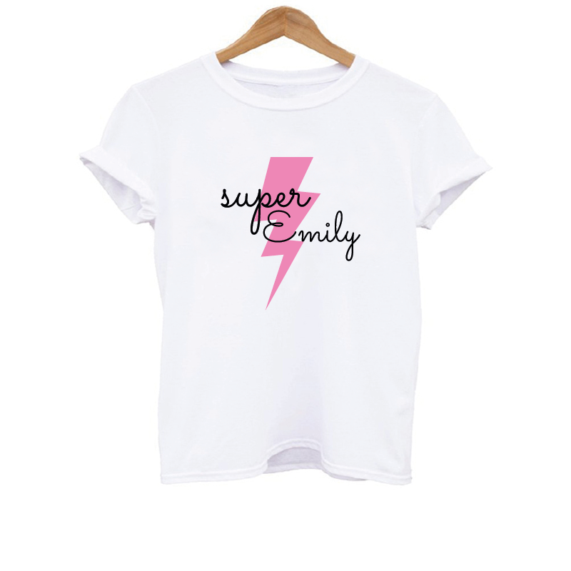 Personalised Matching Super Dad and Super Kid T-shirt Set