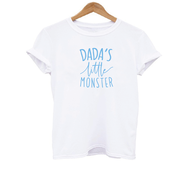 Matching Dada and Dada's Little Monster T-shirts / Baby Vests