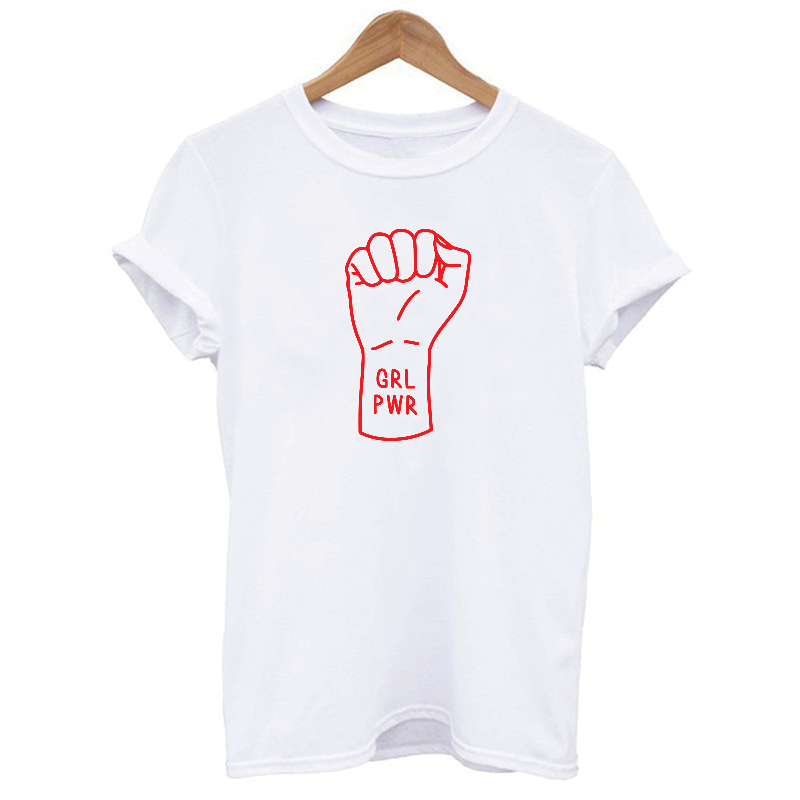 Girl Power Hand Symbol T-shirt