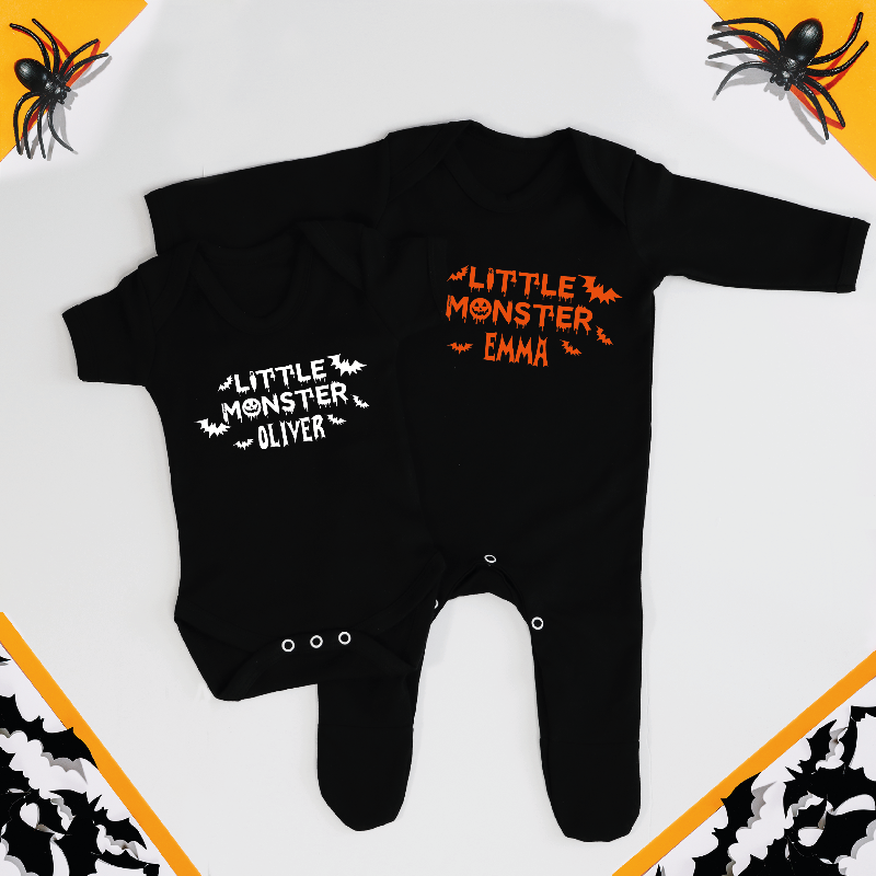 Little Monster, MUMster, DADster Matching Family T-shirts