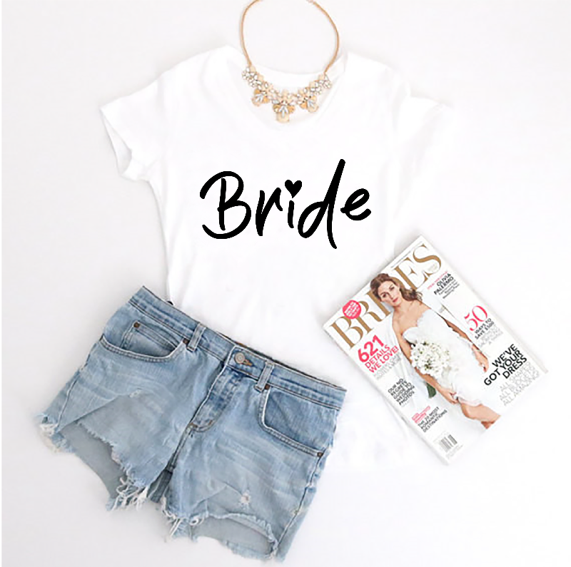 Bride Heart Graphic T-shirt