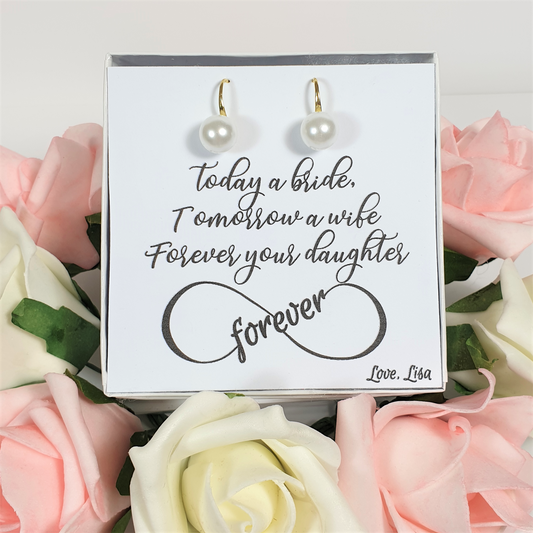 Forever Your Daughter - Pearl Earrings