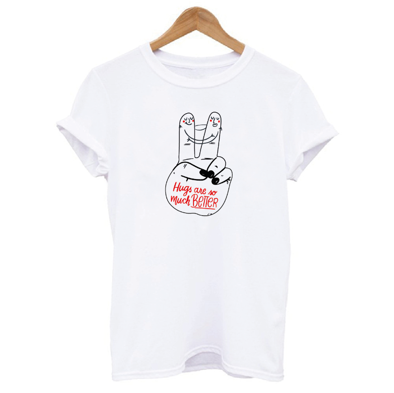 Hugs are so much Better T-shirt for women