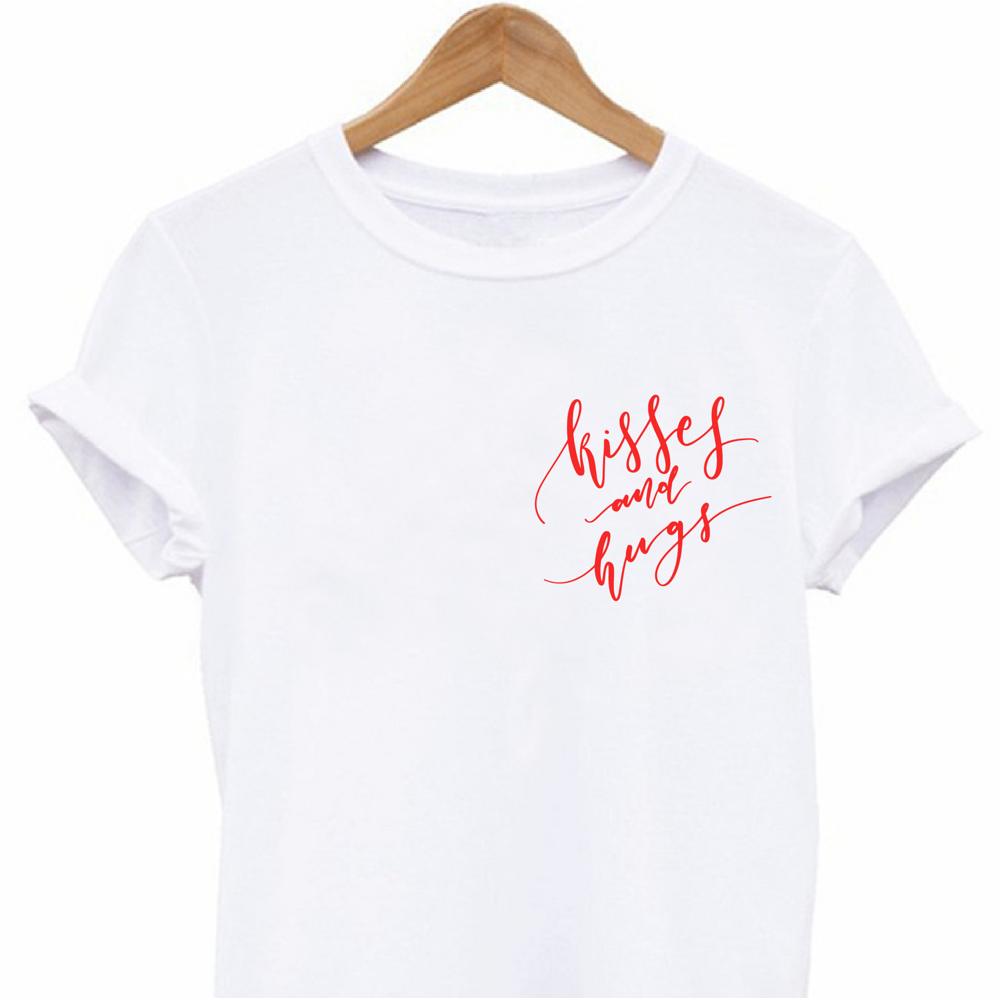 Kisses and Hugs T-shirt for Women