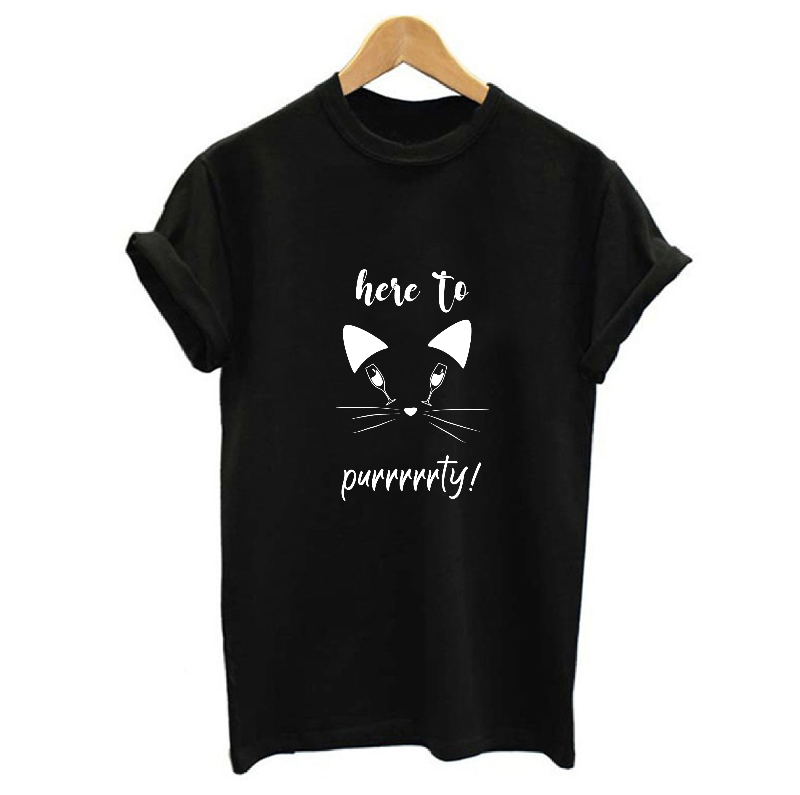 I'm Getting Meowied and Here To Purrrrrty T-shirts