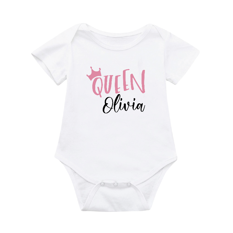 Personalised Mama Raised A Queen and Her Queen T-shirt Set