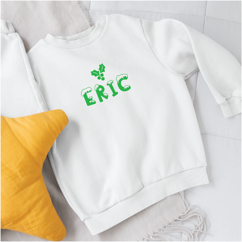 Personalised Family Christmas Mistletoe Jumpers
