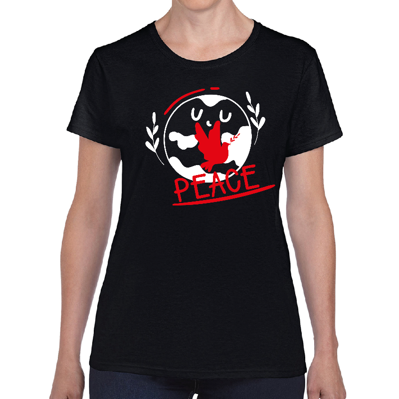 World Peace Dove with Olive Branch Women's T-shirt