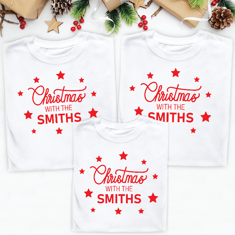 Matching christmas t shirts sale