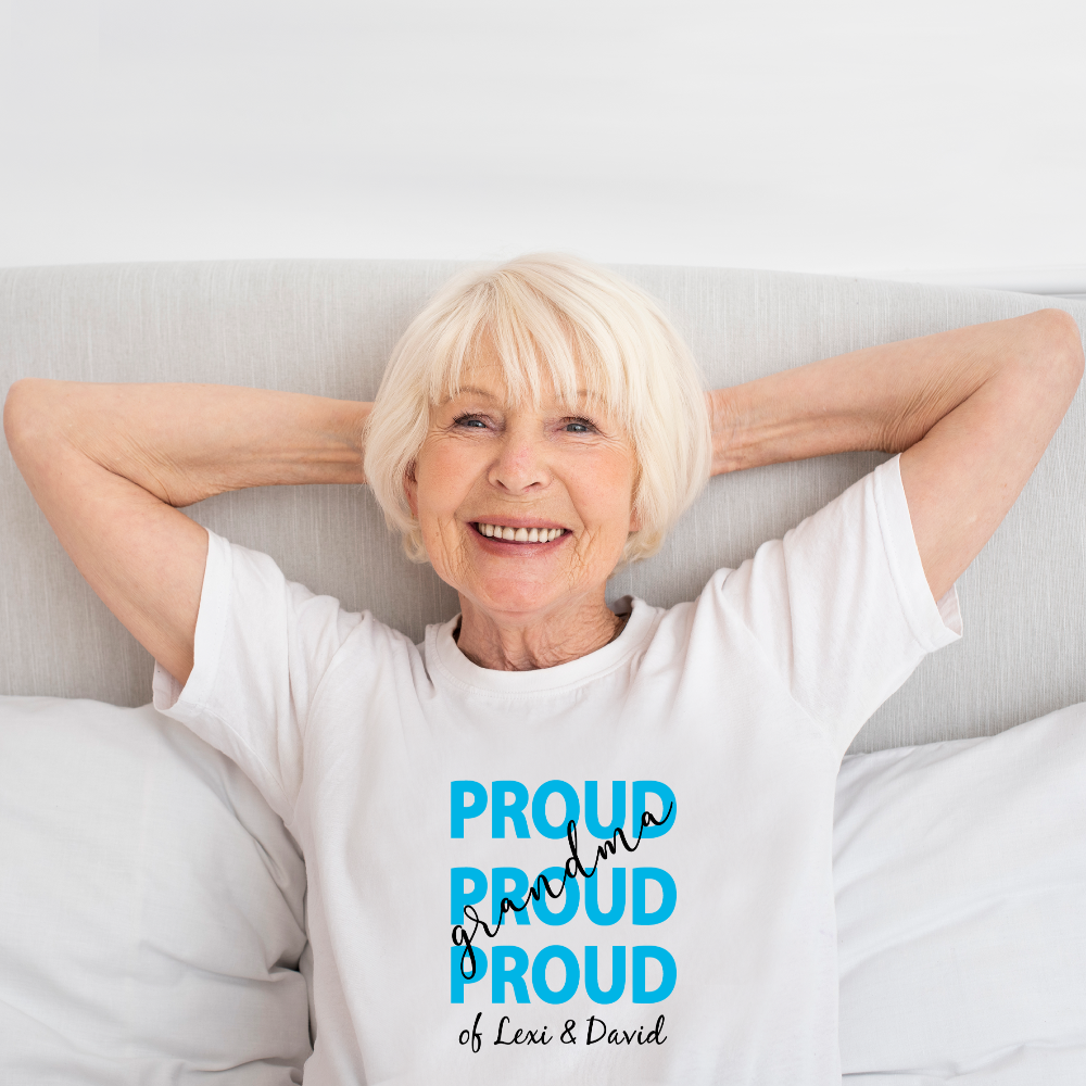 Proud Grandma Personalised shirt