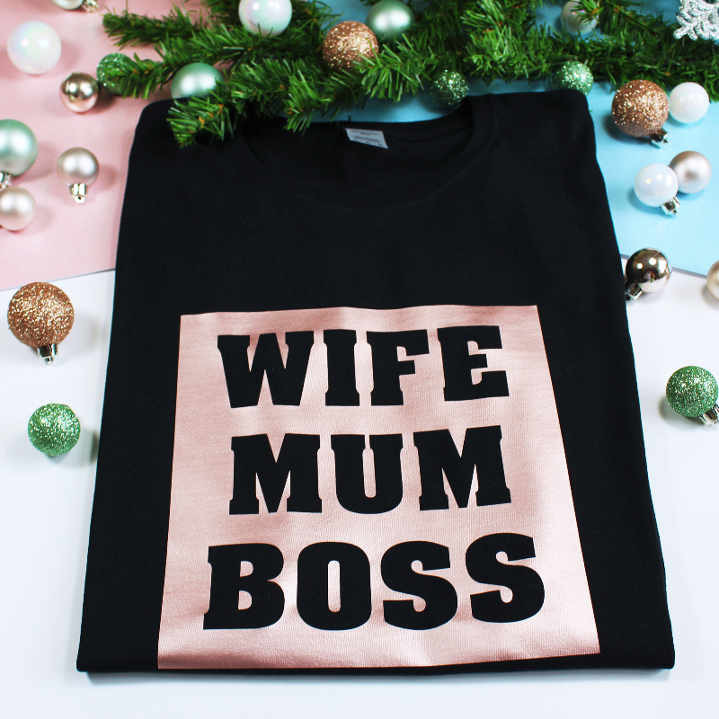 Wife Mum Boss T-shirt
