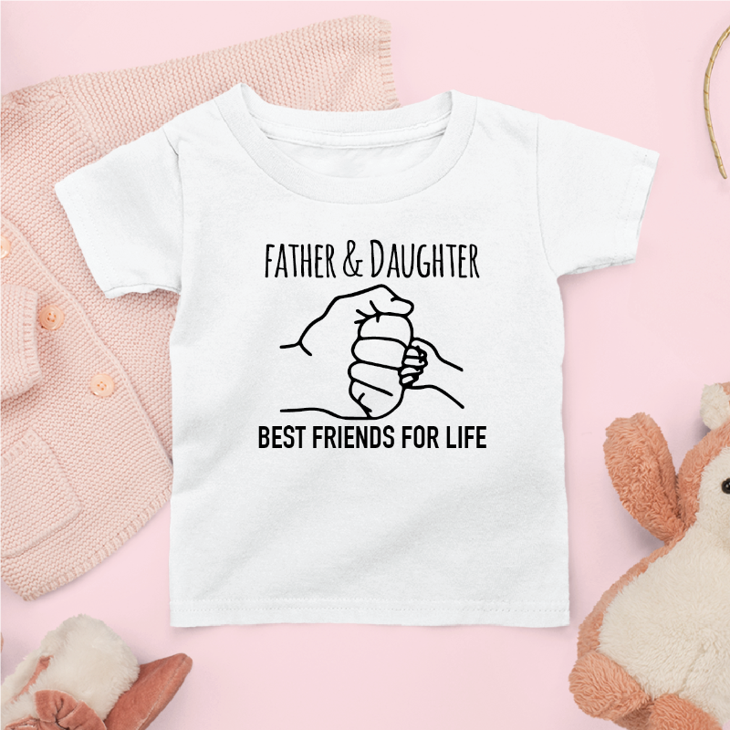 Daddy and Daughter/Son Matching Fist Bump T-shirts