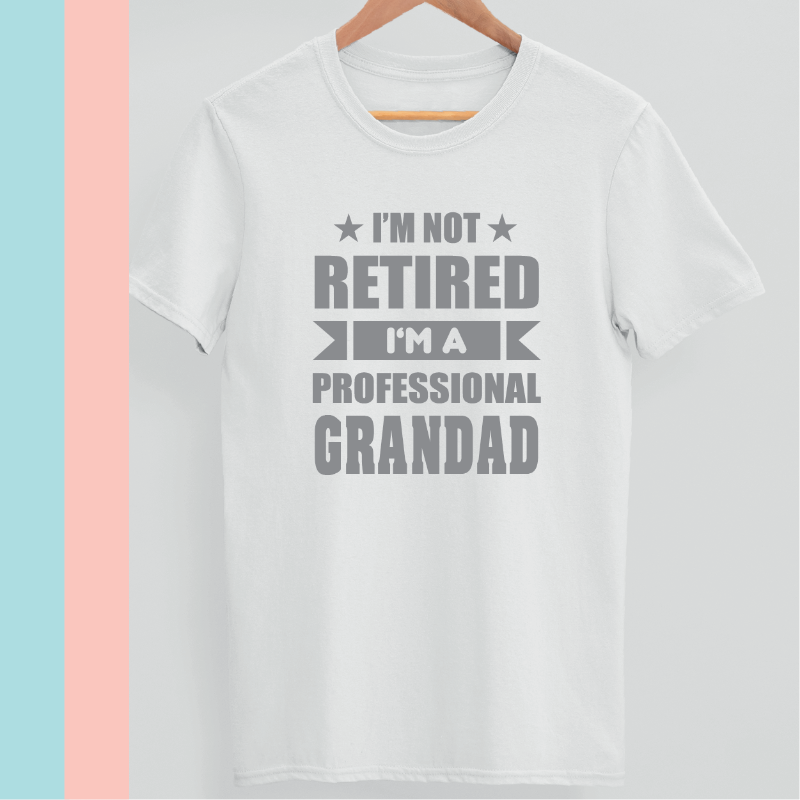 I am not retired I am a professional Grandad T-shirt
