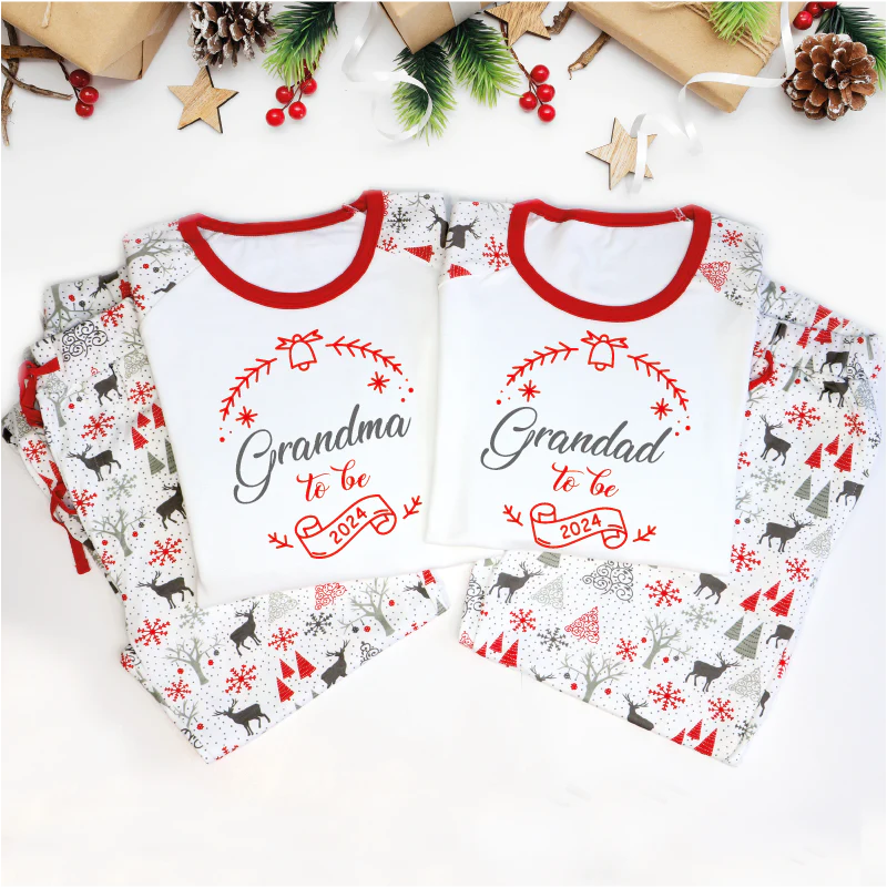 Grandma and Grandad to be Matching Christmas Pyjamas_1
