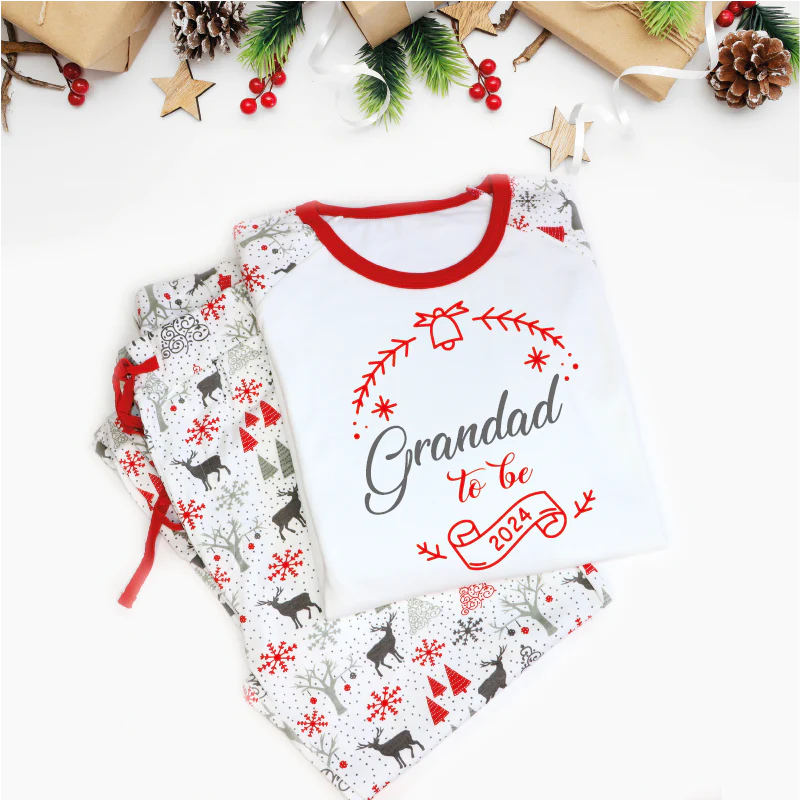 Grandma and Grandad to be Matching Christmas Pyjamas_1