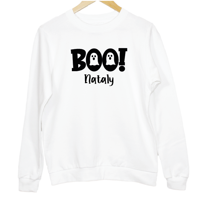 Kids Boo Halloween Sweatshirt