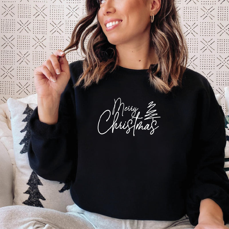 Minimalist 2025 christmas jumper