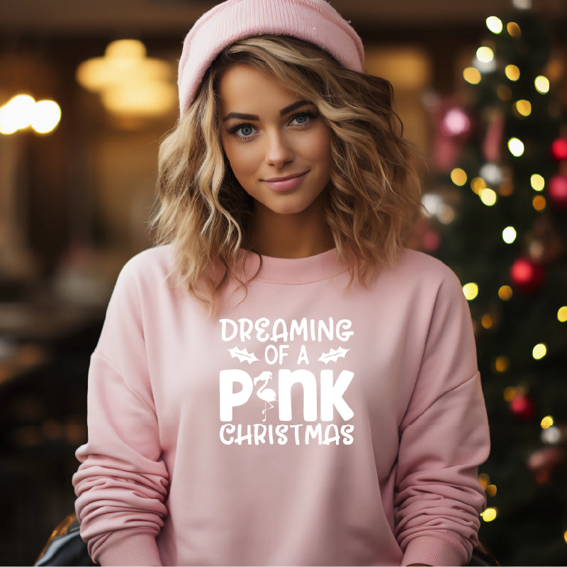 Dreaming of a Pink Christmas Jumper