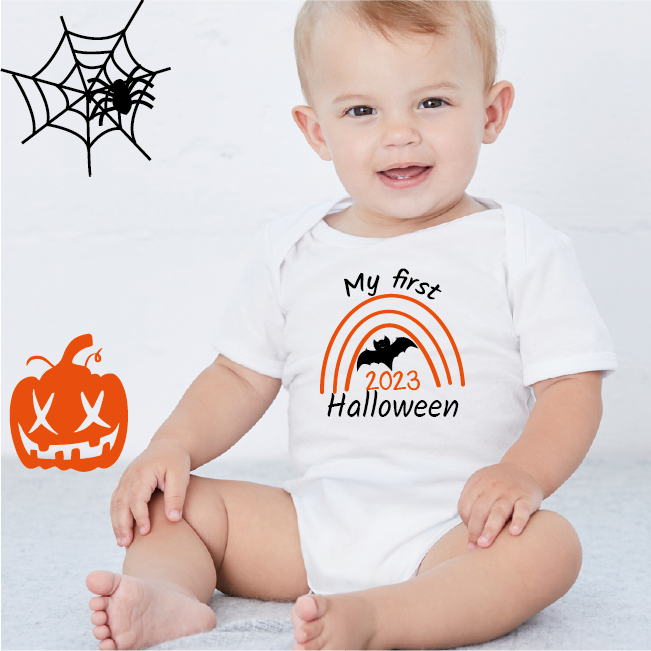 My First 1st Halloween 2023 Baby Sleepsuit Vest