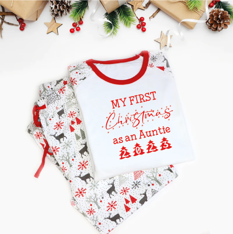 My First Christmas as Auntie Christmas Pyjamas