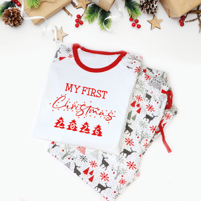 My First Christmas Matching Family PJs