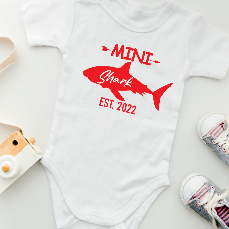 Baby Shark Mini Shark Daddy Shark and Mama Shark Family Matching T-shirts