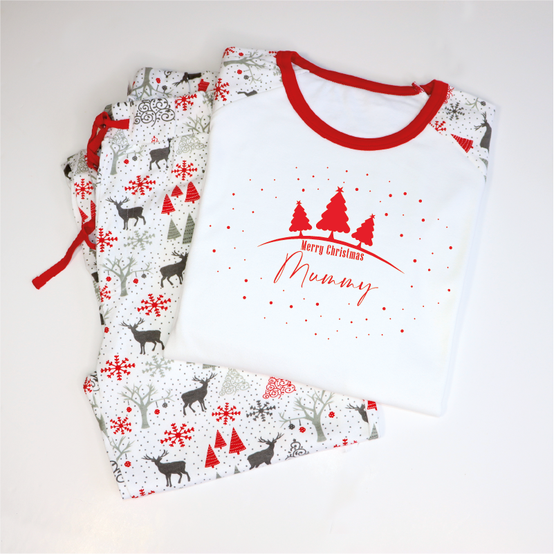 Personalised Matching Family Christmas Pyjamas_