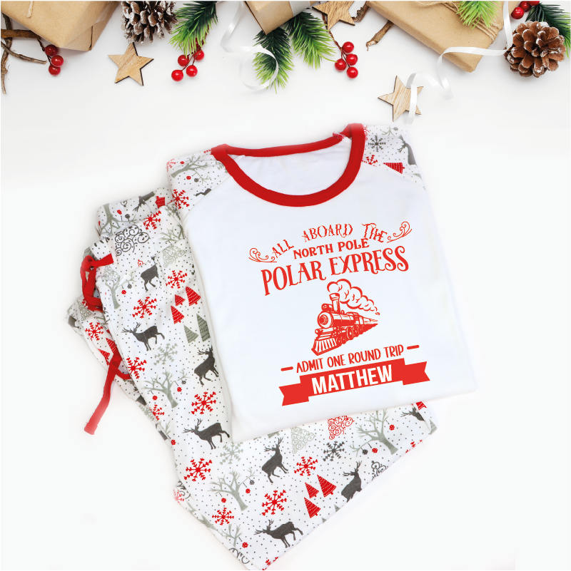 Polar Express Family Christmas Pyjamas