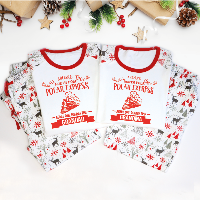 Polar Express Family Christmas Pyjamas