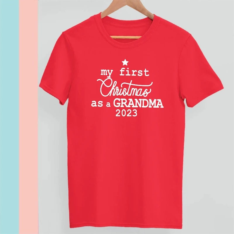 My first Christmas as Mummy My First Christmas As Daddy Matching Family T-shirts