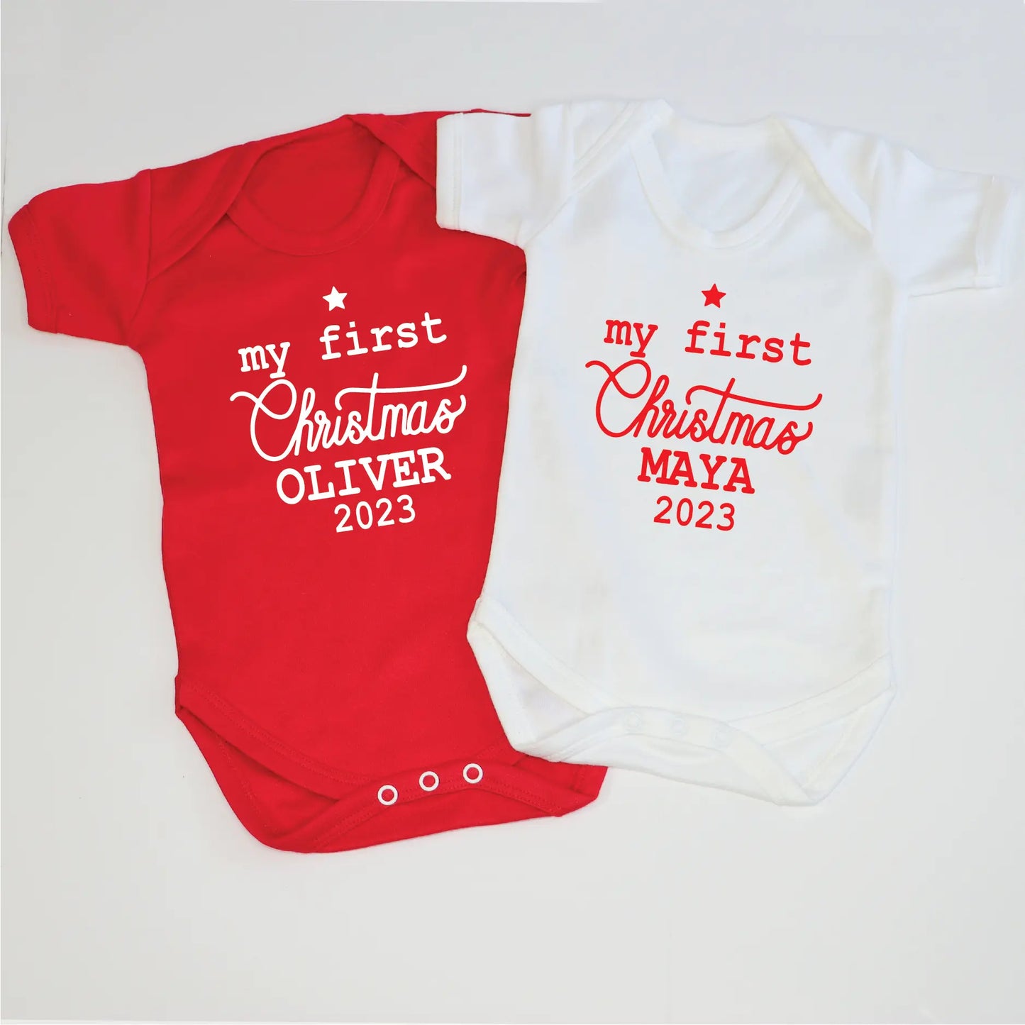 My first Christmas T-shirts