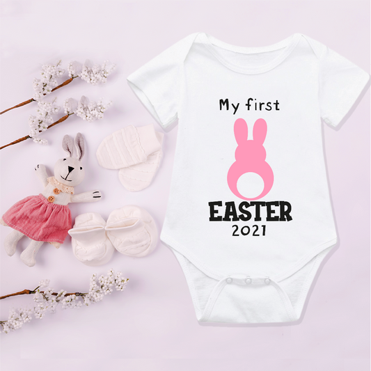 My First Easter 2021 Baby Bodysuit