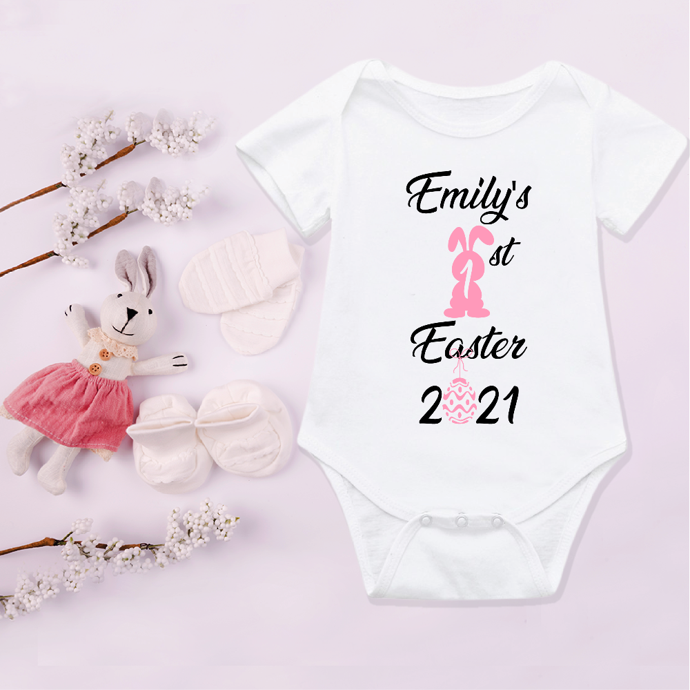 All our products are 100% designed, printed, cut, pressed and shipped to you from our UK studio. They are made to order and can be customised as per your request. Gorgeous personalised baby vest and t-shirt for kids made with premium quality garment vinyl!